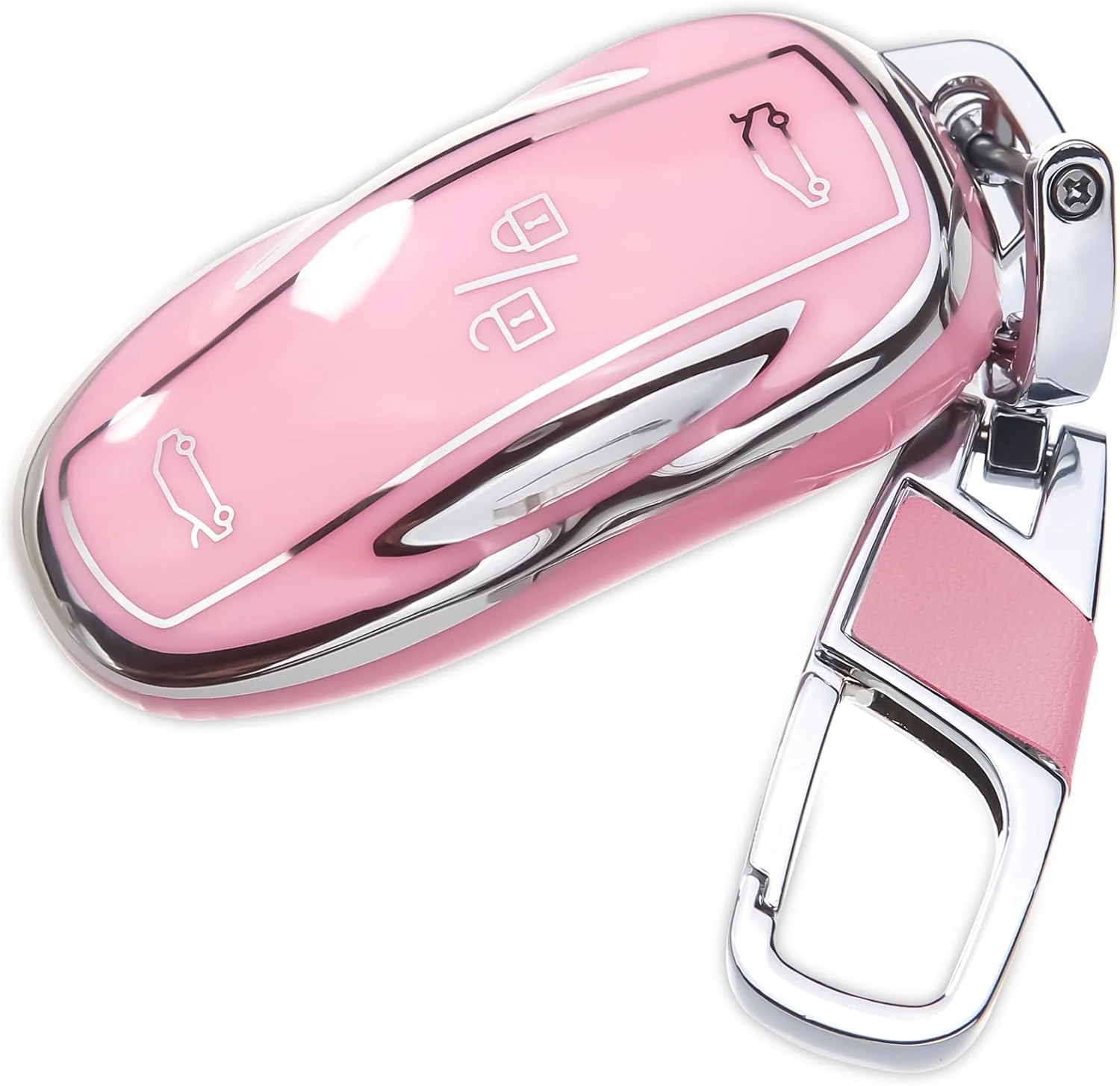 for Tesla Key Fob Cover Keychain Key Shell Accessories Fit for Tesla Model 3/Y/S for Tesla Key Fob Cover Keychain Key Shell Accessories Fit for Tesla Model 3/Y/S