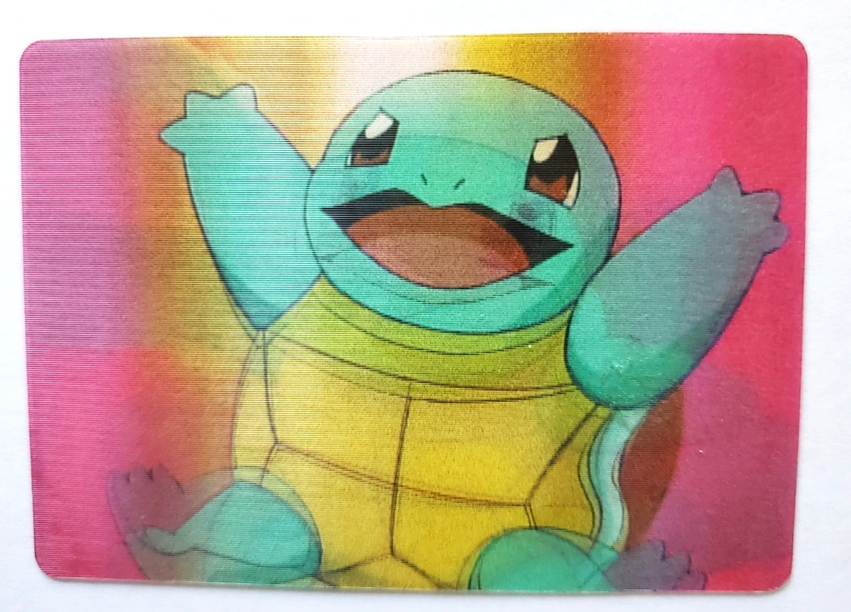 VINTAGE VIZ VIDEO POKEMON VIDEO PROMO HOLOGRAM SQUIRTLE CARD PIKA-0023D/DVD 1998 VINTAGE VIZ VIDEO POKEMON VIDEO PROMO HOLOGRAM SQUIRTLE CARD PIKA-0023D/DVD 1998