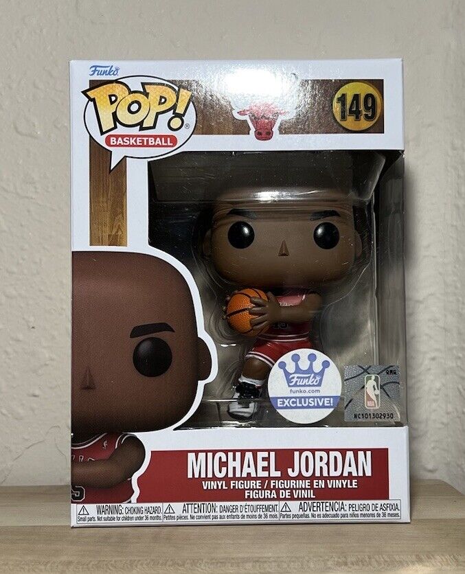 EXCLUSIVE Michael Jordan Funko Pop Basketball #149 Chicago Bulls NBA #45 Jersey