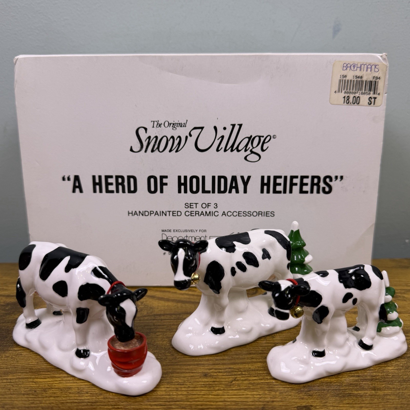 Department 56 Original Snow Village Snowball Fort 5413-3 Set Of 3 With Box Department 56 Original Snow Village Snowball Fort 5413-3 Set Of 3 With Box