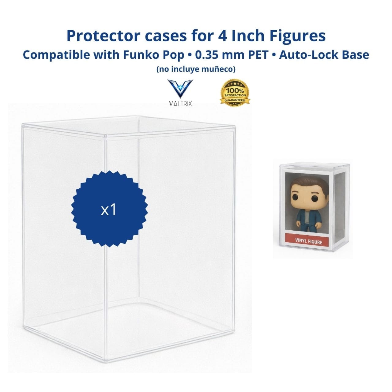 Bulk Lot 5–100 Clear 4” Figure Protector Cases Compatible With Funko Pop Bulk Lot 5–100 Clear 4” Figure Protector Cases Compatible With Funko Pop