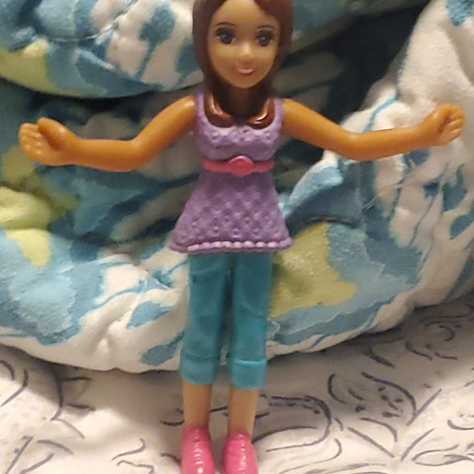 McDonald's 2006 Polly Pocket Polly World Collectible Toy Doll Orange Hair