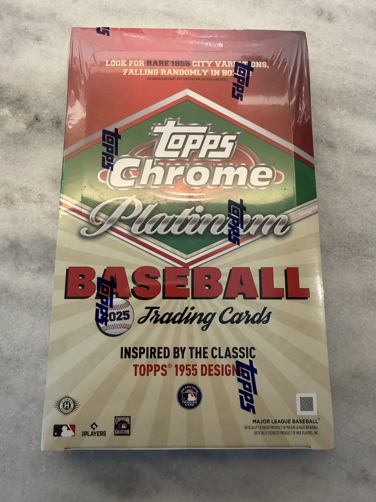 2025 TOPPS CHROME PLATINUM HOBBY BASEBALL BOX FACTORY SEALED 2025 TOPPS CHROME PLATINUM HOBBY BASEBALL BOX FACTORY SEALED