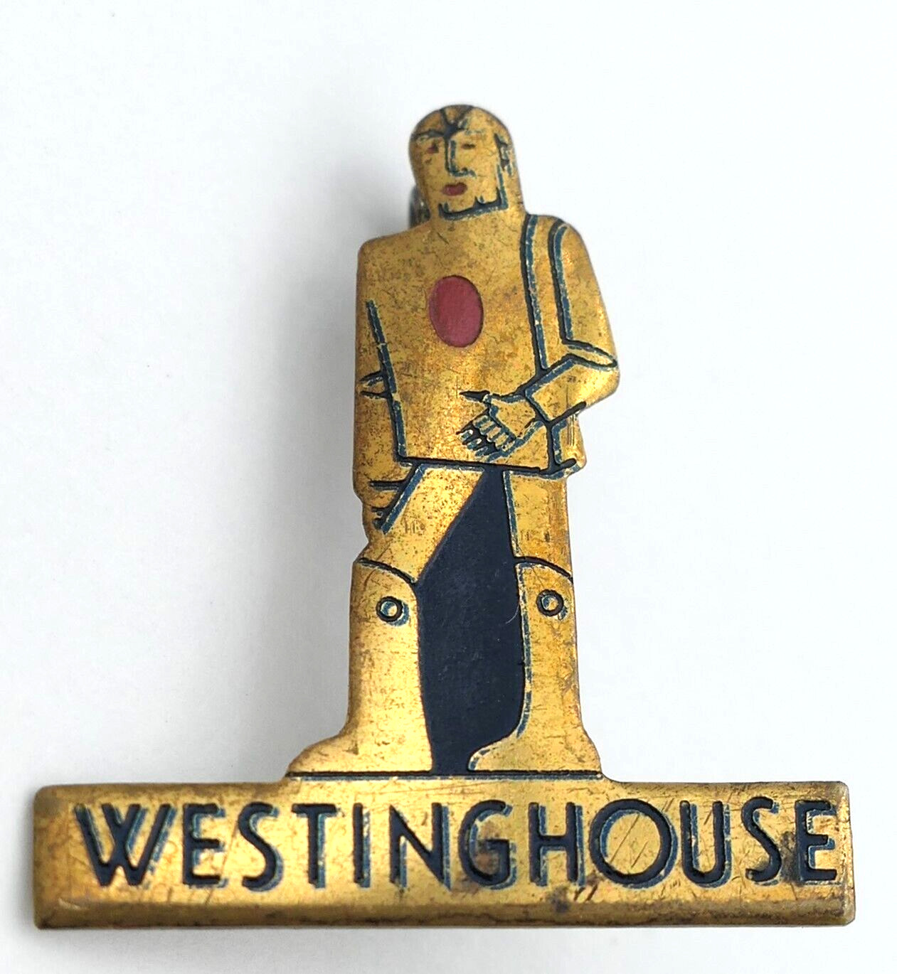 RARE Vintage 1939 New York World's Fair Elektro Robot Westinghouse Tie Hat Pin RARE Vintage 1939 New York World's Fair Elektro Robot Westinghouse Tie Hat Pin