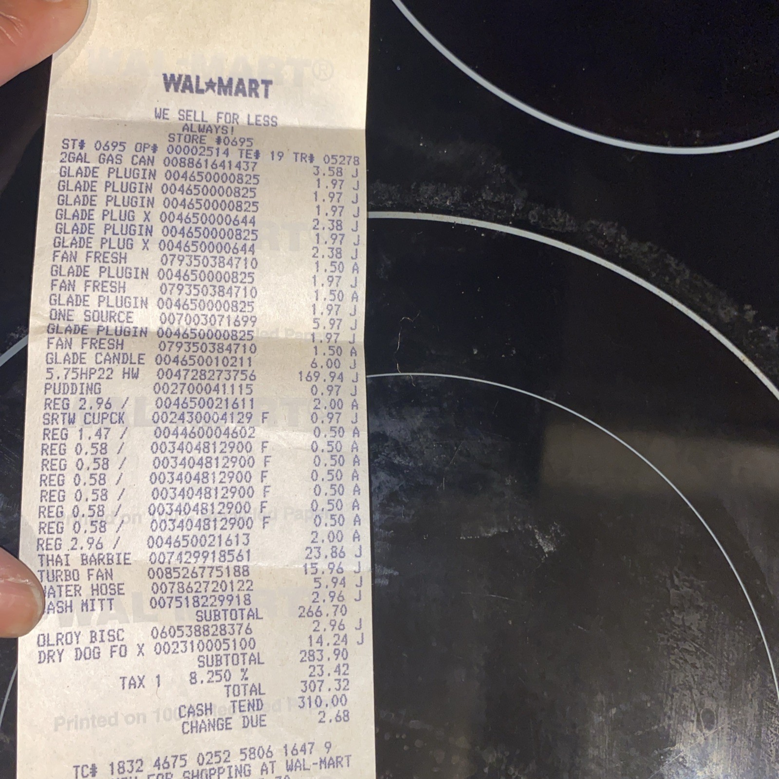 Vintage WALMART Receipt November 1998 Mint Condition No Fade Vintage WALMART Receipt November 1998 Mint Condition No Fade