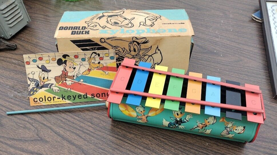 Vintage Donald Duck Xylophone