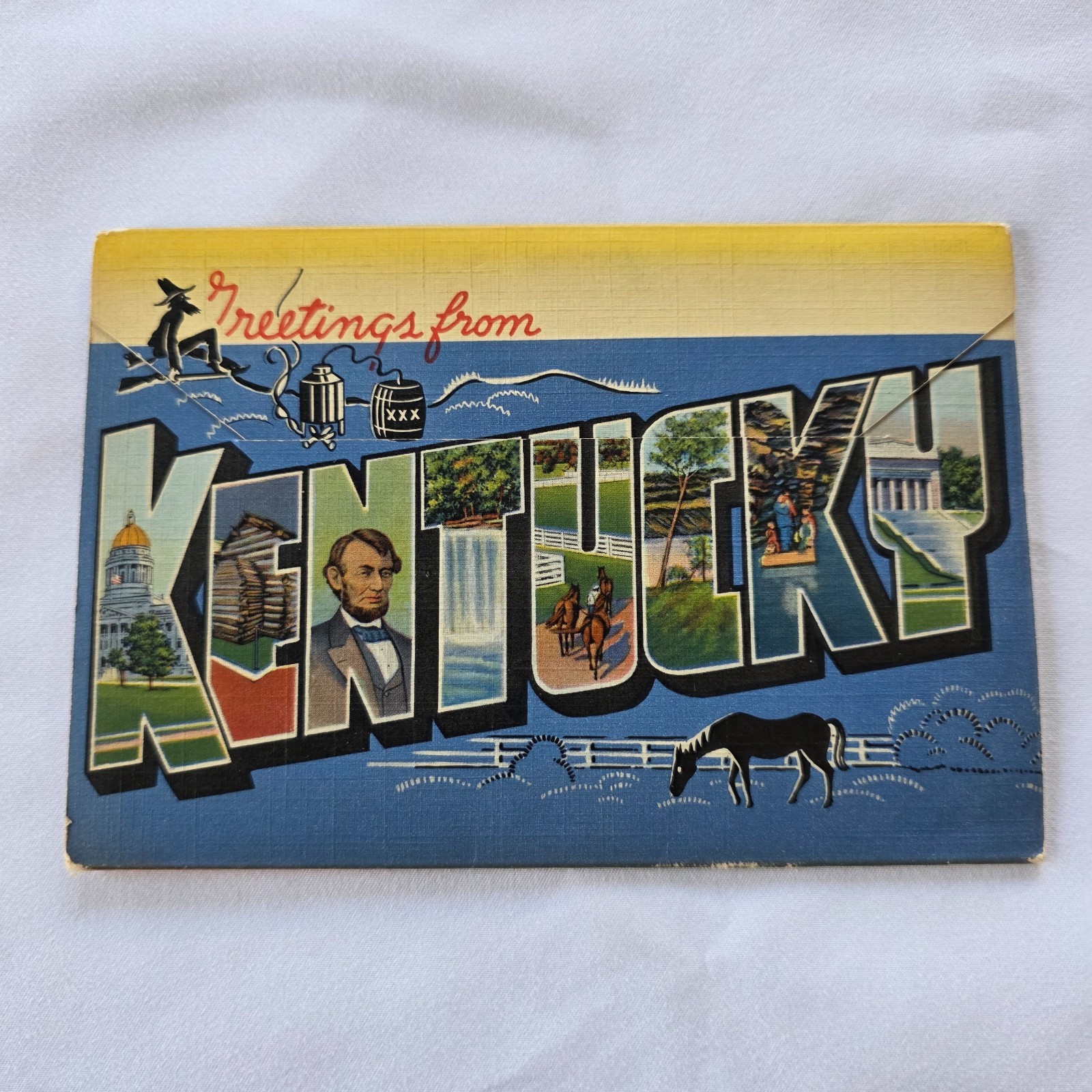 Vintage 1939 Foldout Photo Booklet Scenic Kentucky the Blue Grass State Vintage 1939 Foldout Photo Booklet Scenic Kentucky the Blue Grass State