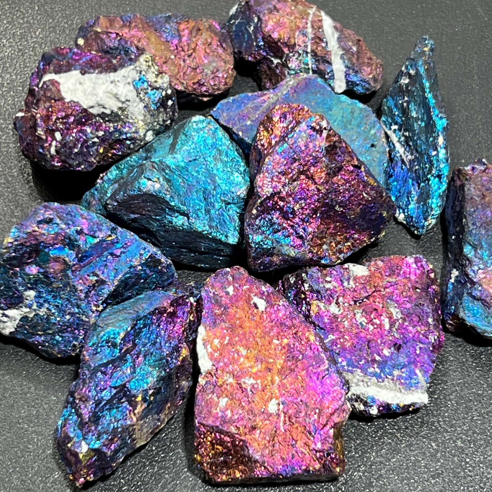 Extra Quality Chalcopyrite Peacock Ore Rough Raw Stones (By The Piece Or Pound) Extra Quality Chalcopyrite Peacock Ore Rough Raw Stones (By The Piece Or Pound)