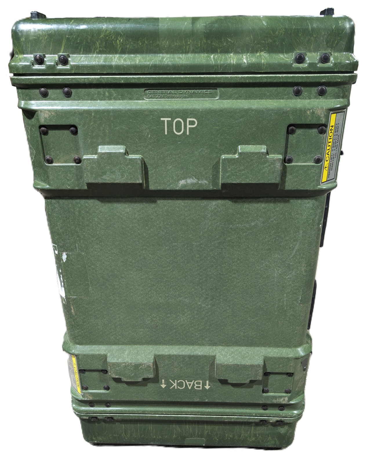 USGI General Dynamics SATCOM 3Ux24 Green Military Transit Case (38x23x9) USGI General Dynamics SATCOM 3Ux24 Green Military Transit Case (38x23x9)