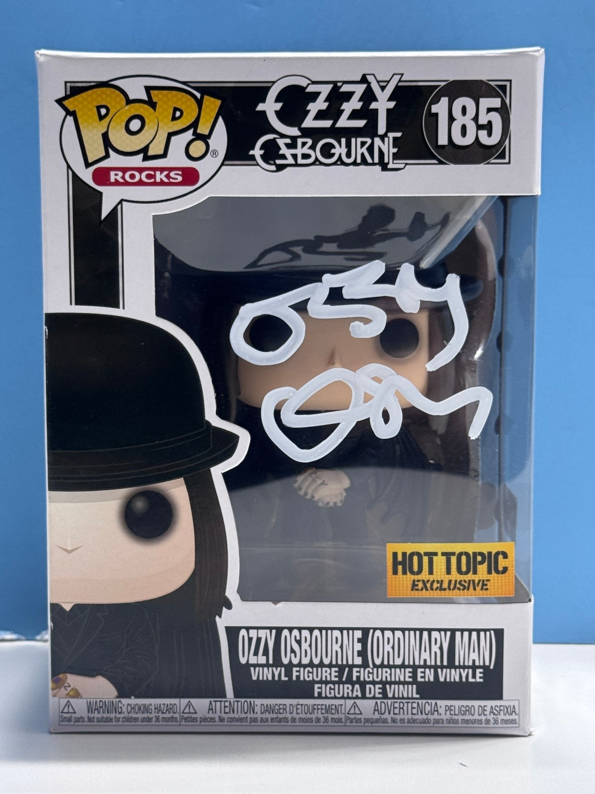 Funko Pop OZZY OSBOURNE - OZZY ORDINARY MAN #185 SIGNED COA AUTHENTICATED Funko Pop OZZY OSBOURNE - OZZY ORDINARY MAN #185 SIGNED COA AUTHENTICATED