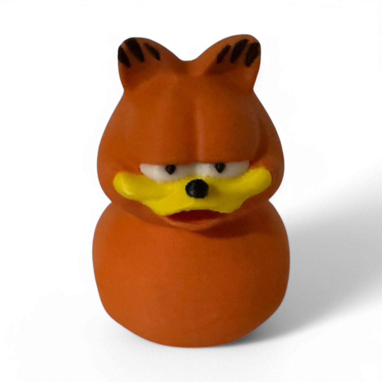 Garfield Inspired Duck – Lazy & Lovable Cartoon Cat Collectible Garfield Inspired Duck – Lazy & Lovable Cartoon Cat Collectible
