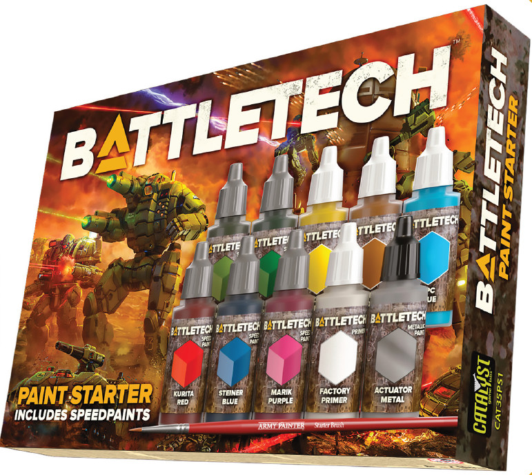 CAT35PS1 - BattleTech Paint Starter (The Army Painter, Catalyst) CAT35PS1 - BattleTech Paint Starter (The Army Painter, Catalyst)