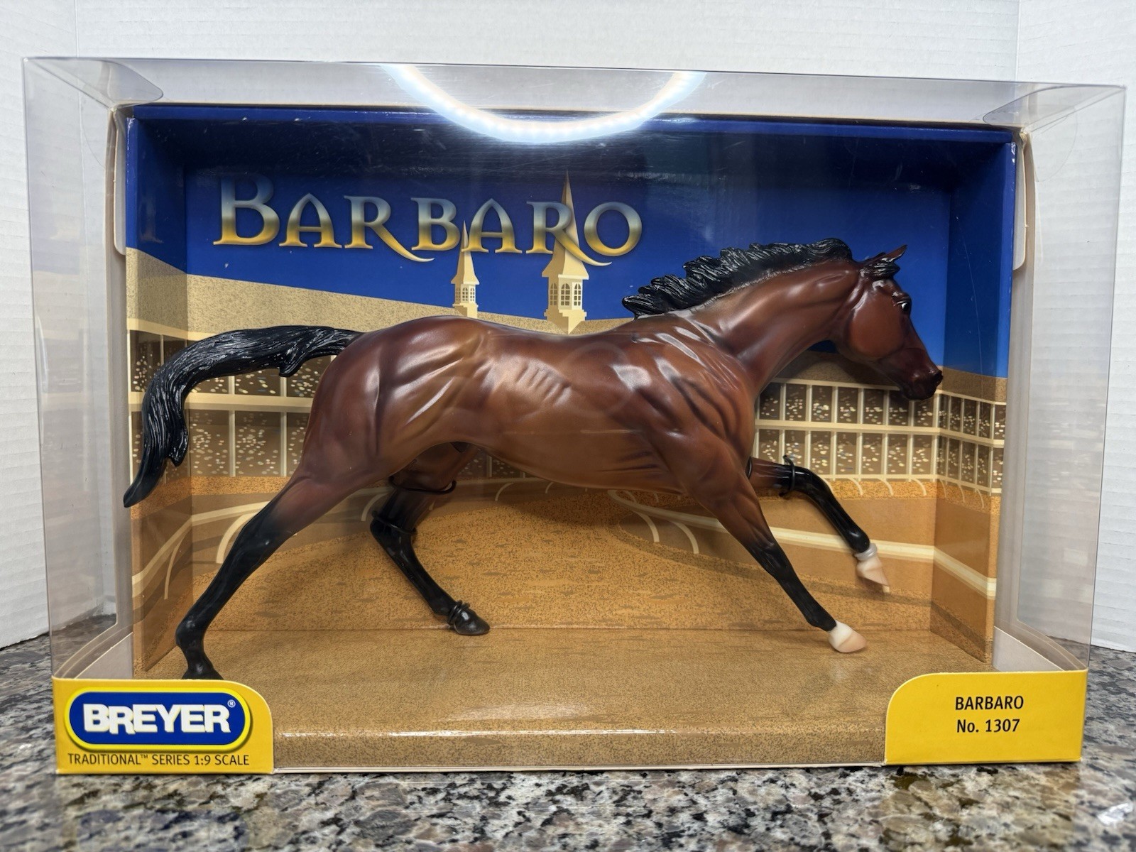 Breyer Horse #1307 Traditional Series 1:9 BARBARO Horse 2007 ** NEW IN BOX ** Breyer Horse #1307 Traditional Series 1:9 BARBARO Horse 2007 ** NEW IN BOX **