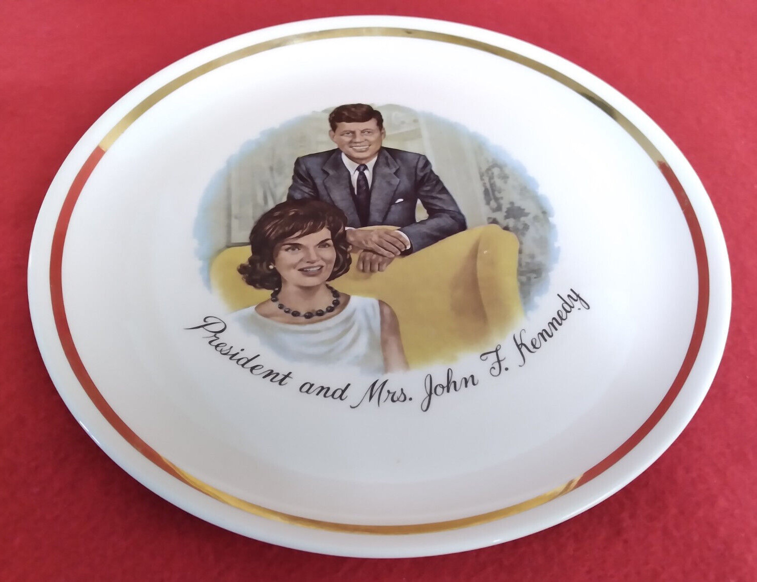 Vintage President  John F. Kennedy & Wife Decorative 9