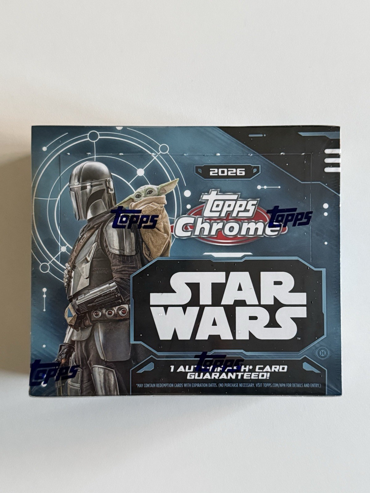 2026 TOPPS CHROME STAR WARS HOBBY BOX - NEW FACTORY SEALED IN-HAND 💥 2026 TOPPS CHROME STAR WARS HOBBY BOX - NEW FACTORY SEALED IN-HAND 💥