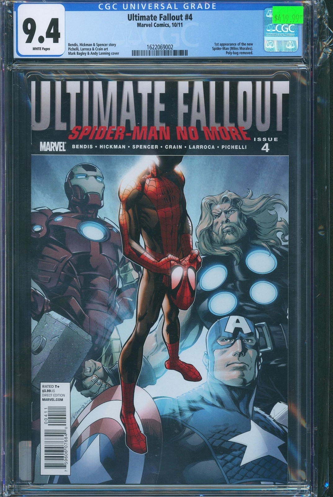 Ultimate Fallout #4 CGC 9.4 Ultimate Fallout #4 CGC 9.4