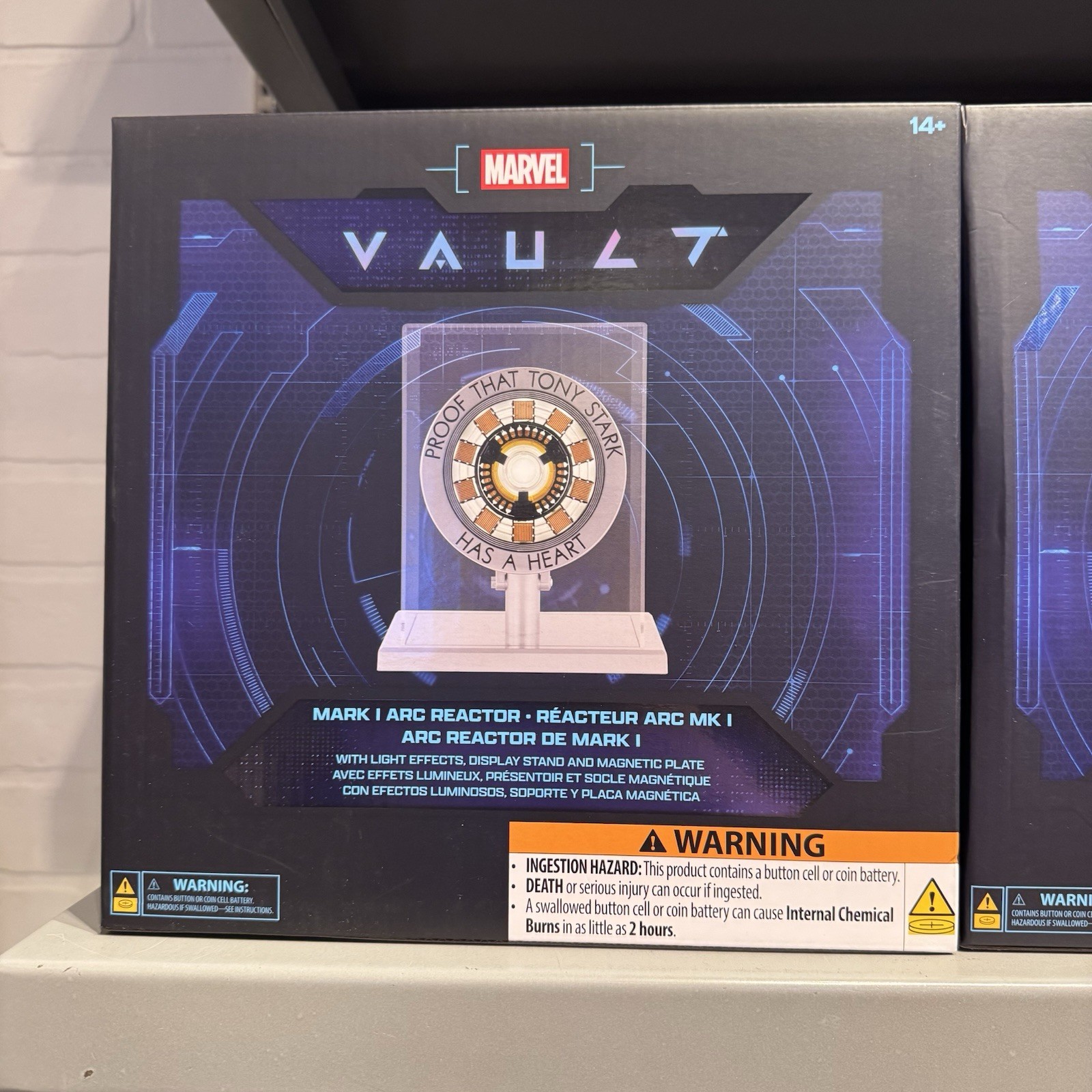 2026 Disney Parks Marvel Vault Iron Man Arc Reactor Mark 1 Light Up Display Case 2026 Disney Parks Marvel Vault Iron Man Arc Reactor Mark 1 Light Up Display Case