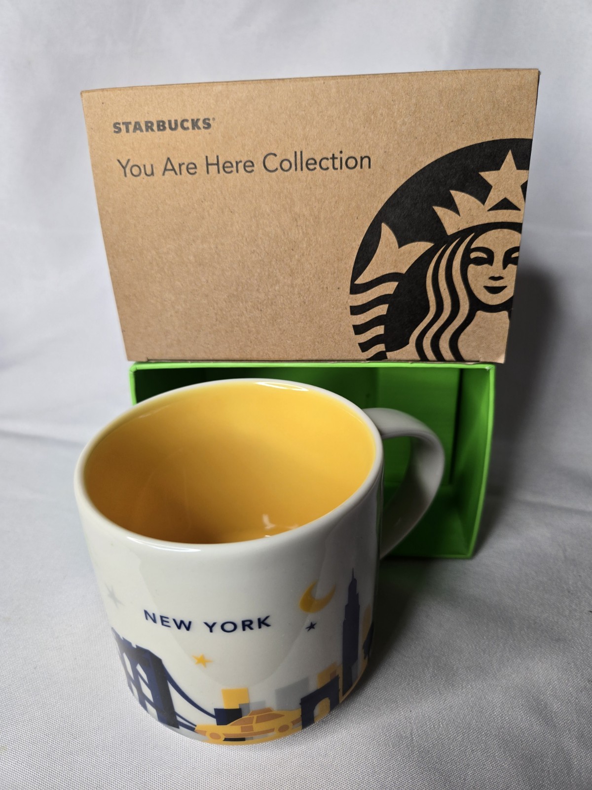 Starbucks NEW YORK You Are Here Collection Coffee Mug 14 Oz 2015 NIB Starbucks NEW YORK You Are Here Collection Coffee Mug 14 Oz 2015 NIB