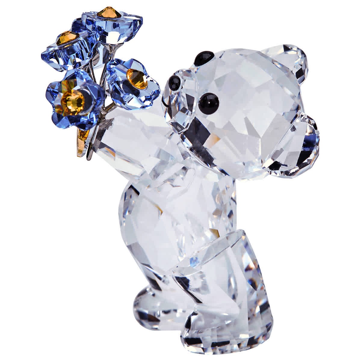Swarovski Kris Bear Forget-me-not Decoration Figurine 5427993 Swarovski Kris Bear Forget-me-not Decoration Figurine 5427993