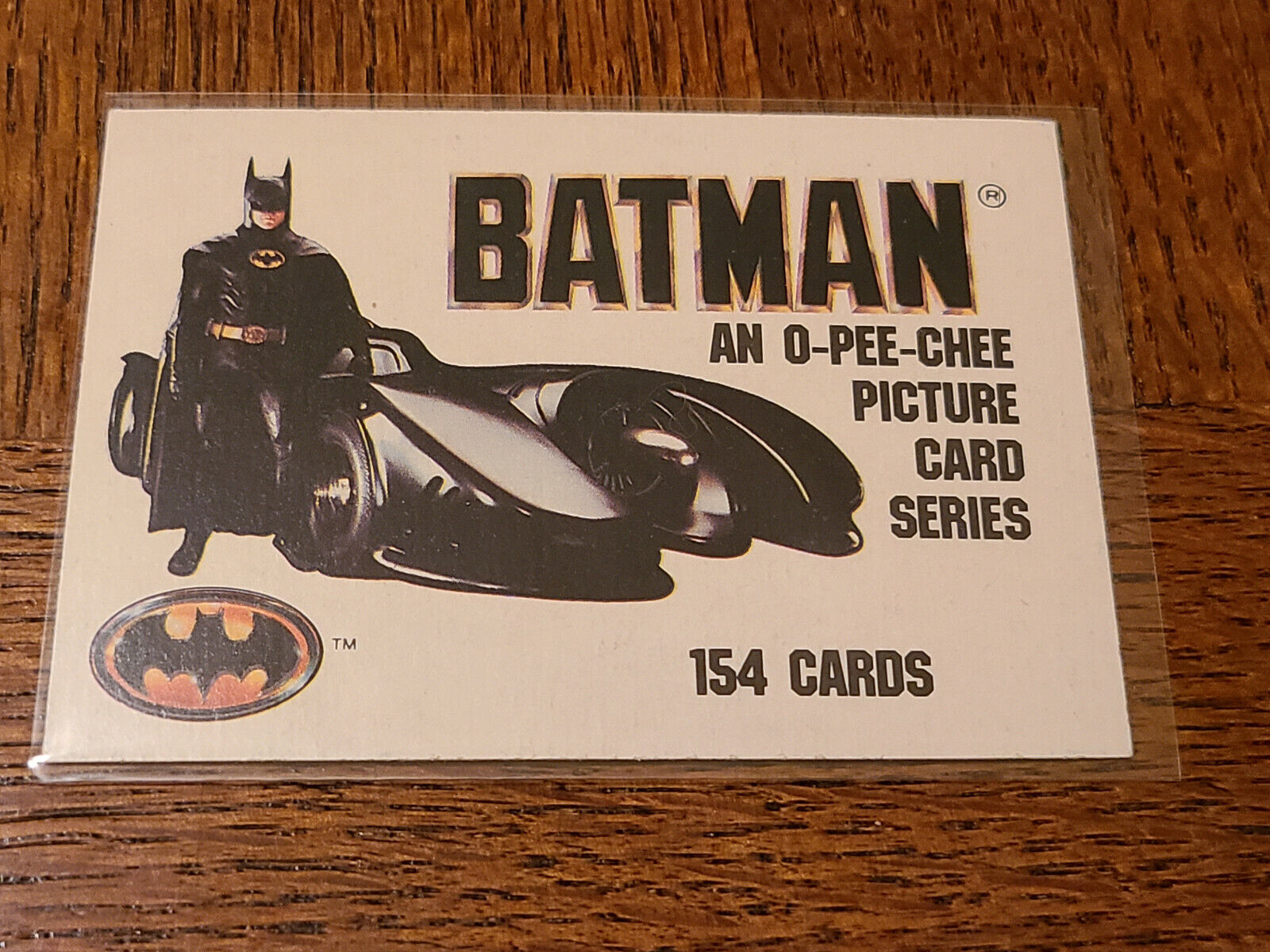 DC COMICS BATMAN 1989 O-PEE-CHEE BATMAN MOVIE #1