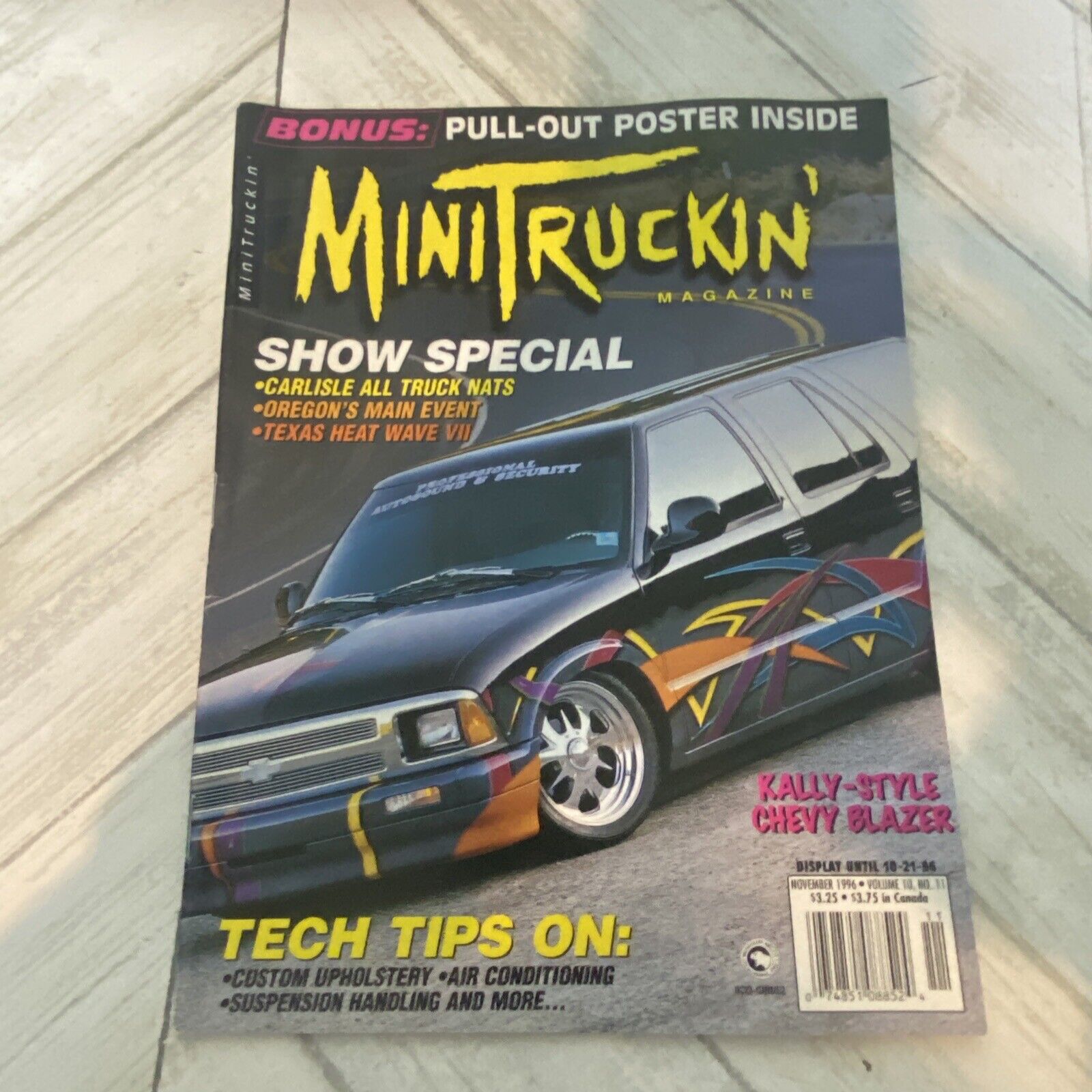 Mini Truckin' Magazine November 1996 Volume 10 Number 11 Minitruckin Trucking 