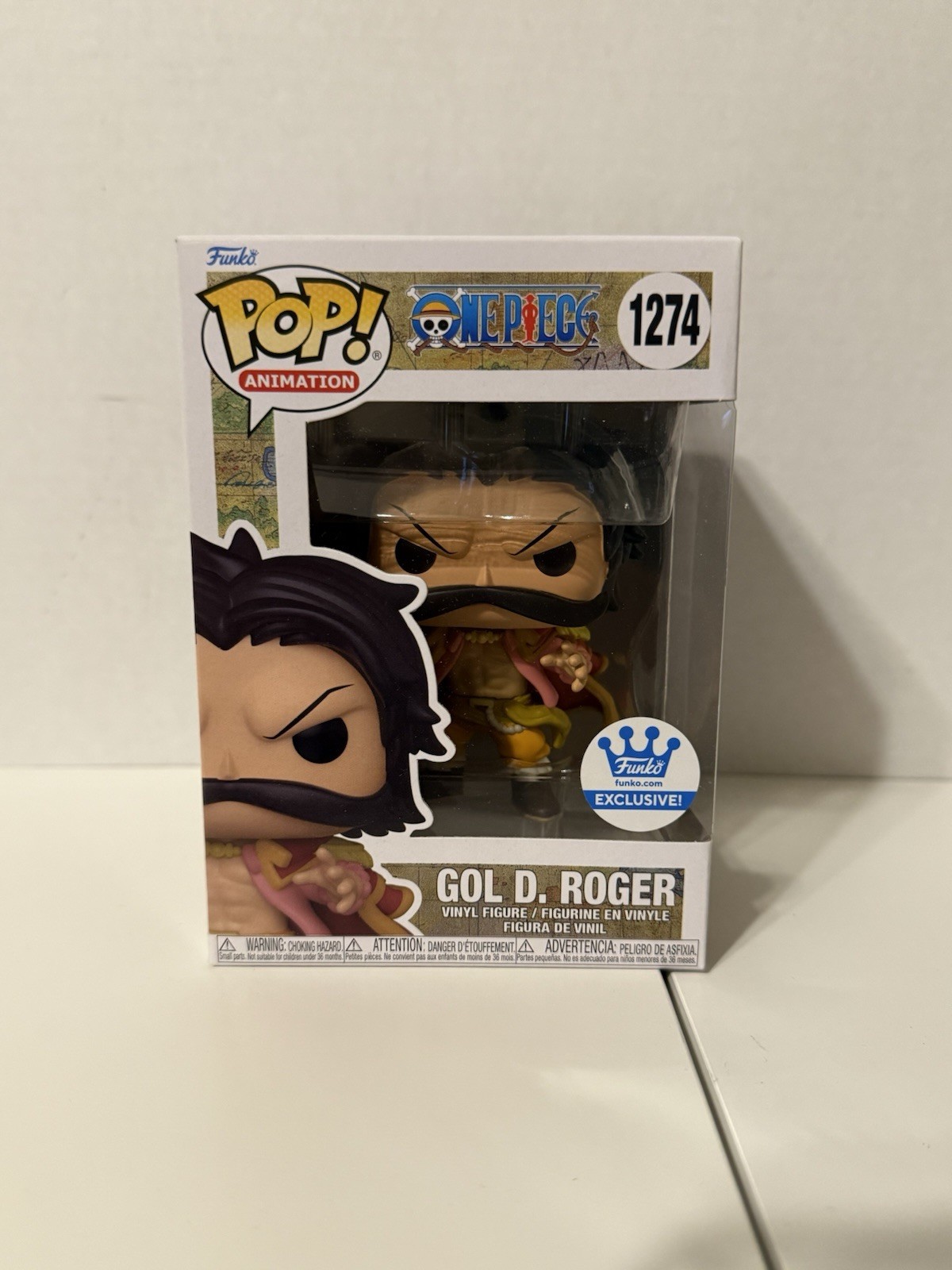 Funko Pop Vinyl: One Piece - Gol D. Roger - Funko Web (FW) (Exclusive) #1274