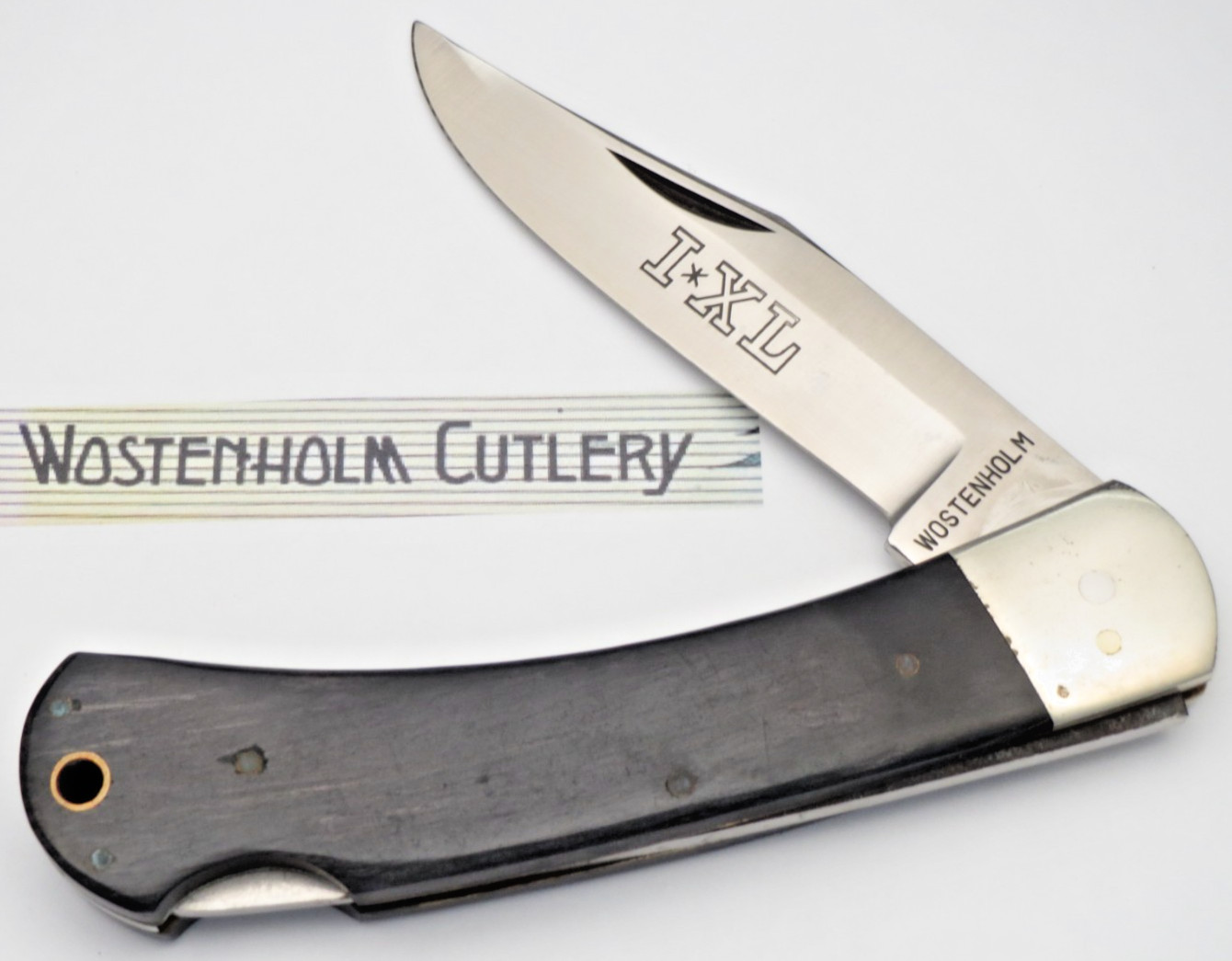 Vintage 1980's WOSTENHOLM IXL JAPAN Lockback Pocket Knife Horn Handles - Unused Vintage 1980's WOSTENHOLM IXL JAPAN Lockback Pocket Knife Horn Handles - Unused