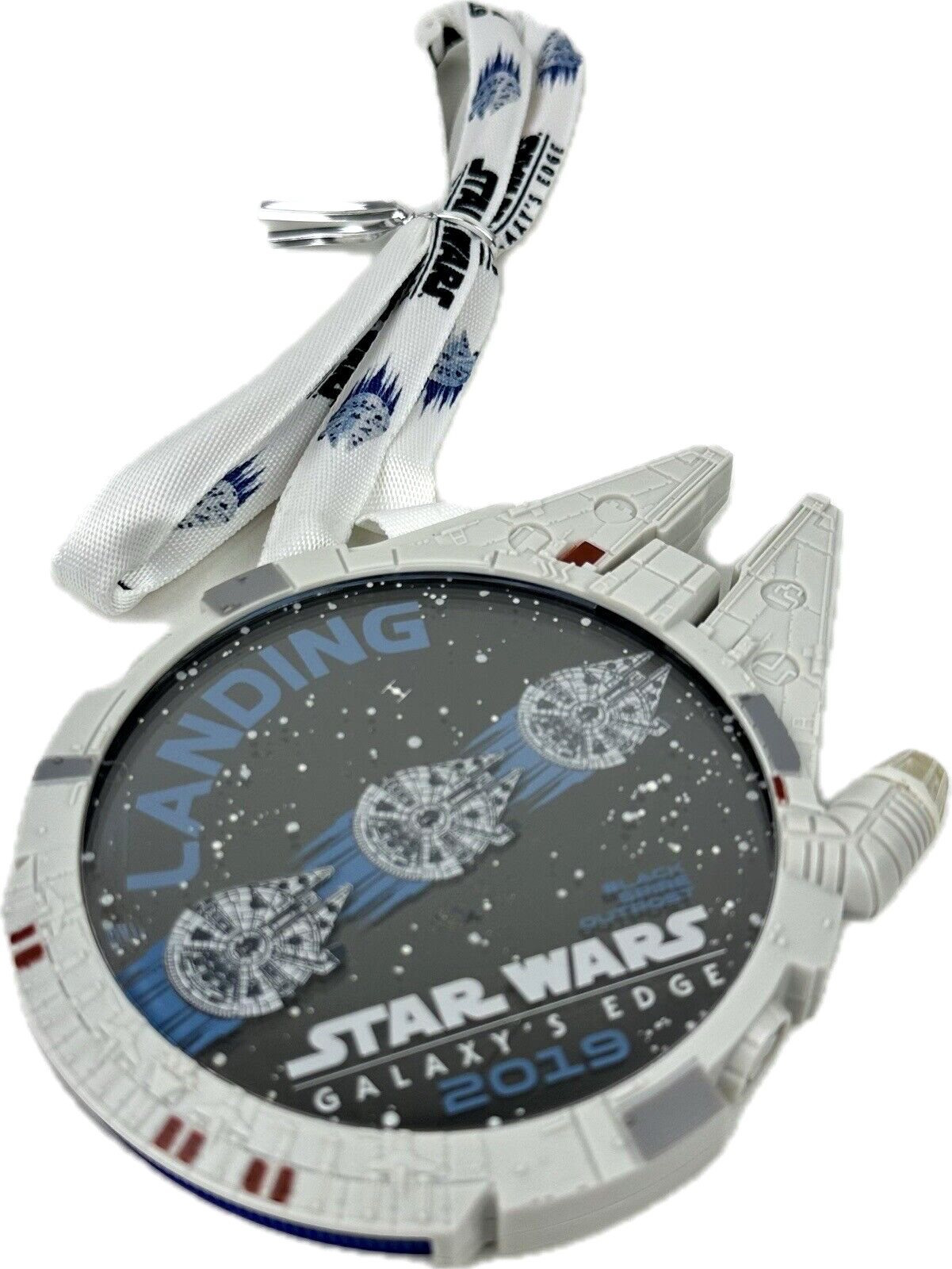 Disney Parks 2019 Star Wars Galaxy's Edge Light Up Millennium Falcon Lanyard Disney Parks 2019 Star Wars Galaxy's Edge Light Up Millennium Falcon Lanyard