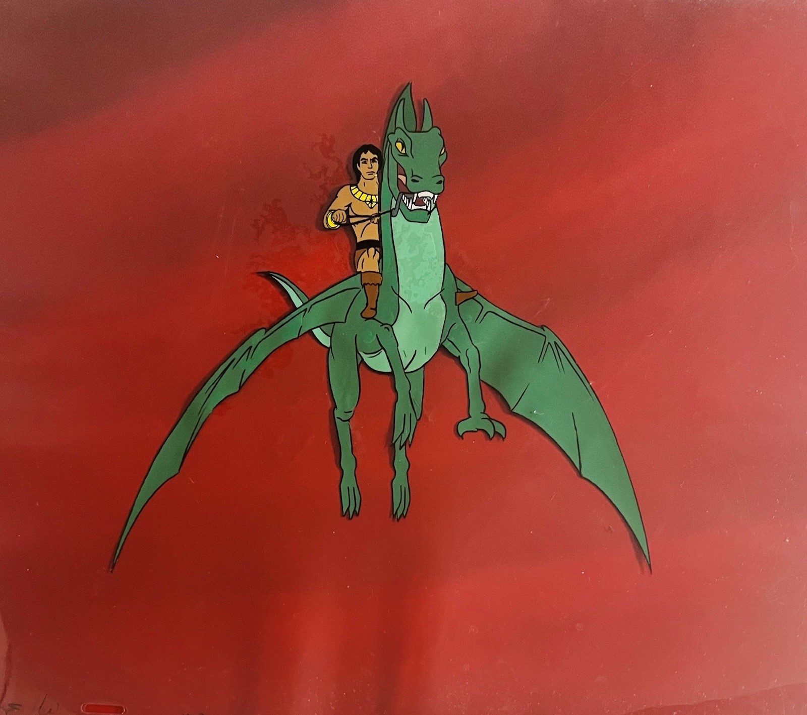 Blackstar Animation Production Cel & CopyBG Blackstar Animation Production Cel & CopyBG
