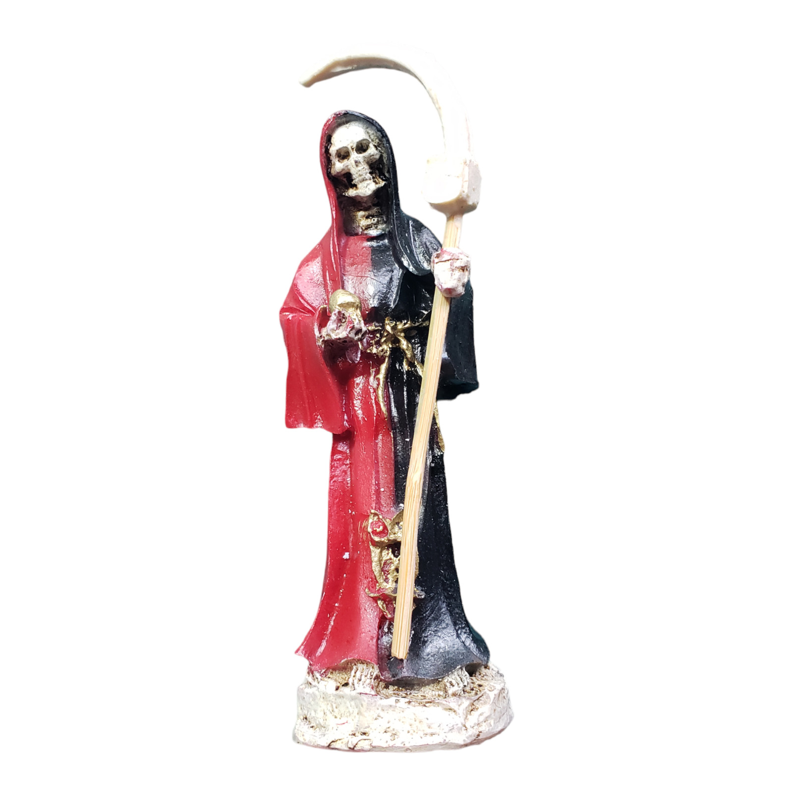 5" ESTATUA DE LA SANTA MUERTE REVERSABLE HOLY DEATH MEXICO FIXED CURED STATUE 5" ESTATUA DE LA SANTA MUERTE REVERSABLE HOLY DEATH MEXICO FIXED CURED STATUE