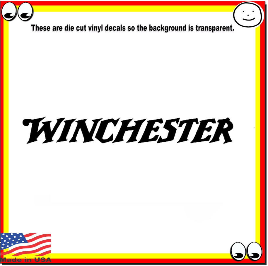 Winchester Vinyl Cut Decal Sticker Logo for car truck laptop toolbox