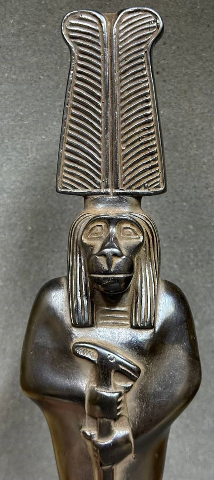 Authentic Ancient Egyptian Antique Rare God Baboon Statue Figurine BC Authentic Ancient Egyptian Antique Rare God Baboon Statue Figurine BC