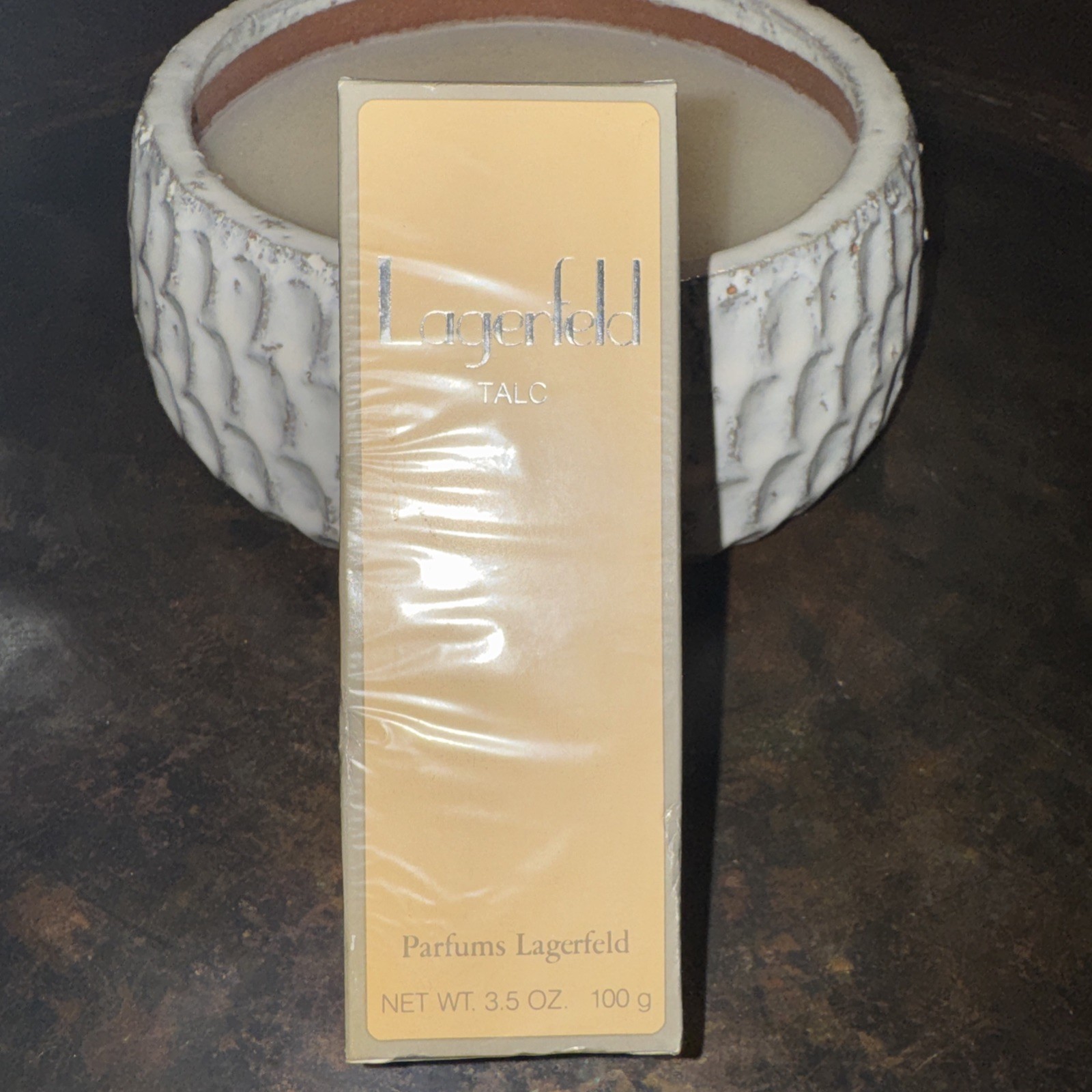 Vintage Lagerfeld Talc for Men by Karl Lagerfeld 3.5 oz New in Box Discontinued Vintage Lagerfeld Talc for Men by Karl Lagerfeld 3.5 oz New in Box Discontinued