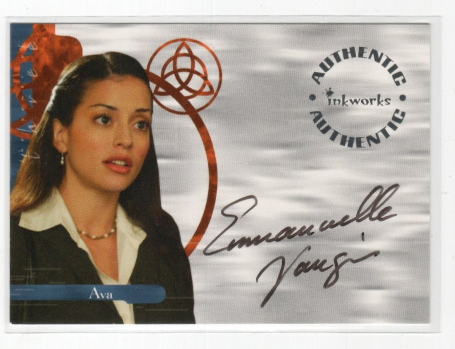 Charmed Season 1 One Inkworks Autograph Auto Card A15 Emanuelle Vaugier as Ava Charmed Season 1 One Inkworks Autograph Auto Card A15 Emanuelle Vaugier as Ava