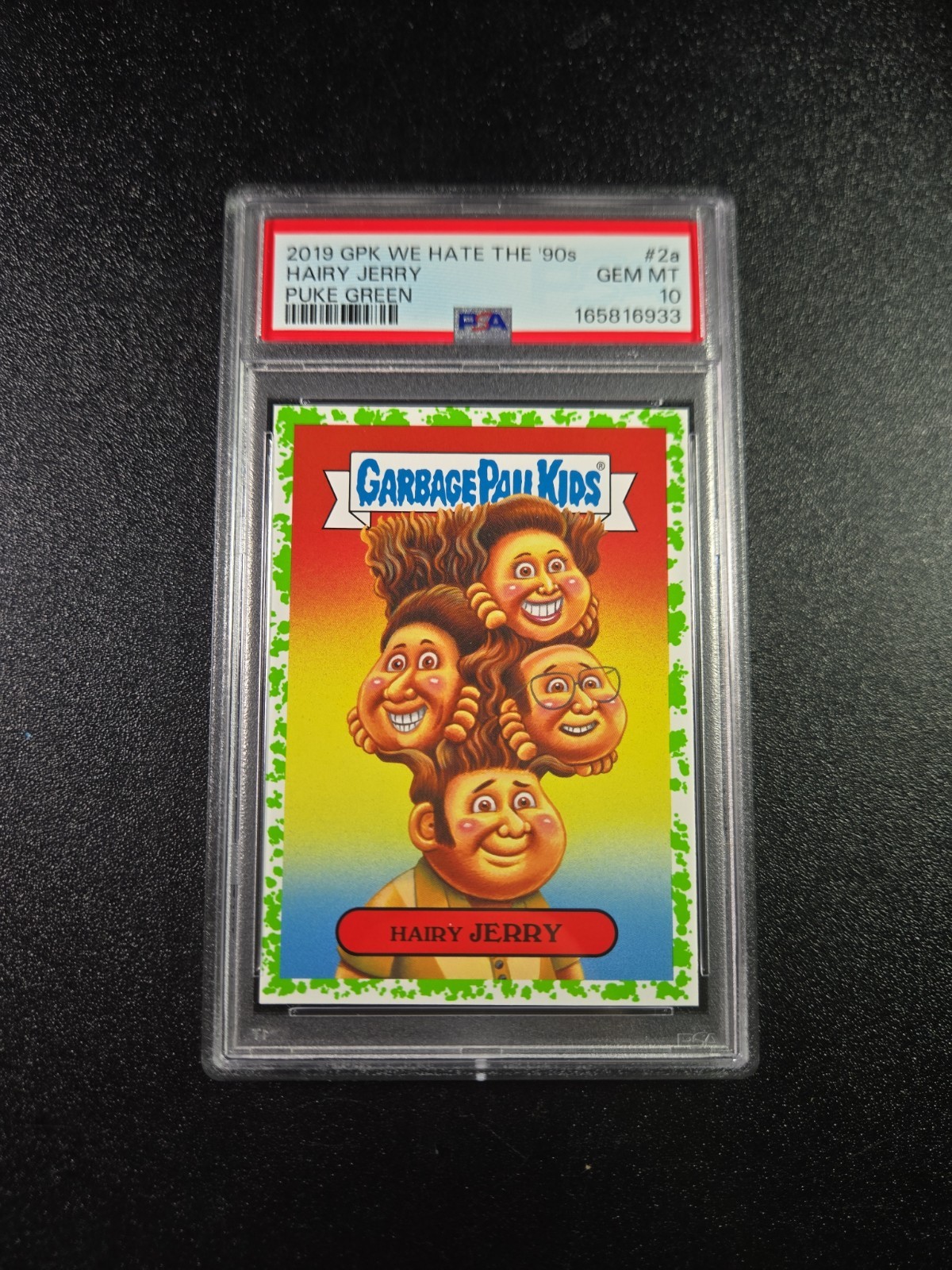 PSA 10 SP Green Jerry Seinfeld Larry David Spoof 2019 Garbage Pail Kids Card PSA 10 SP Green Jerry Seinfeld Larry David Spoof 2019 Garbage Pail Kids Card