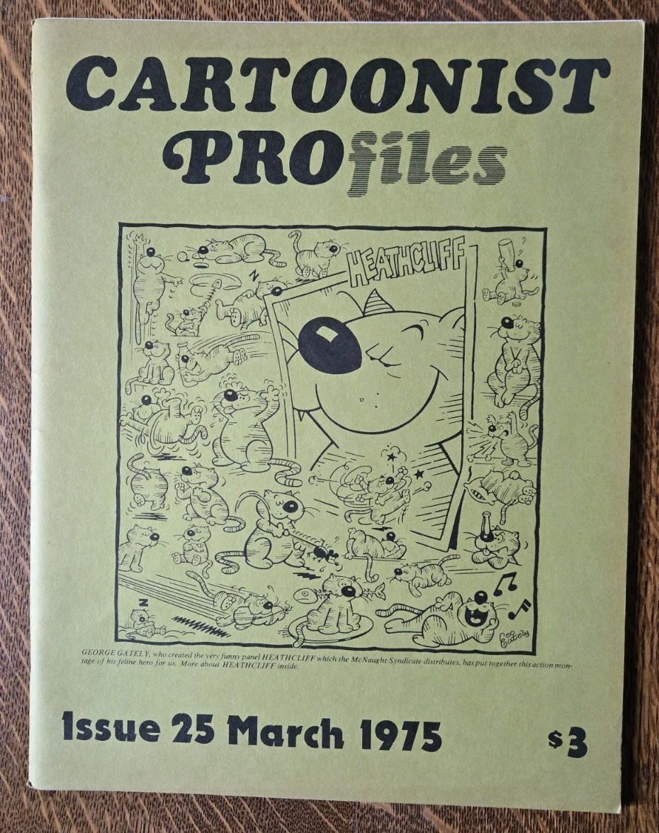 Cartoonist Profiles #25 Heathcliff By George Gately Walt Disney Comic Strips Cartoonist Profiles #25 Heathcliff By George Gately Walt Disney Comic Strips