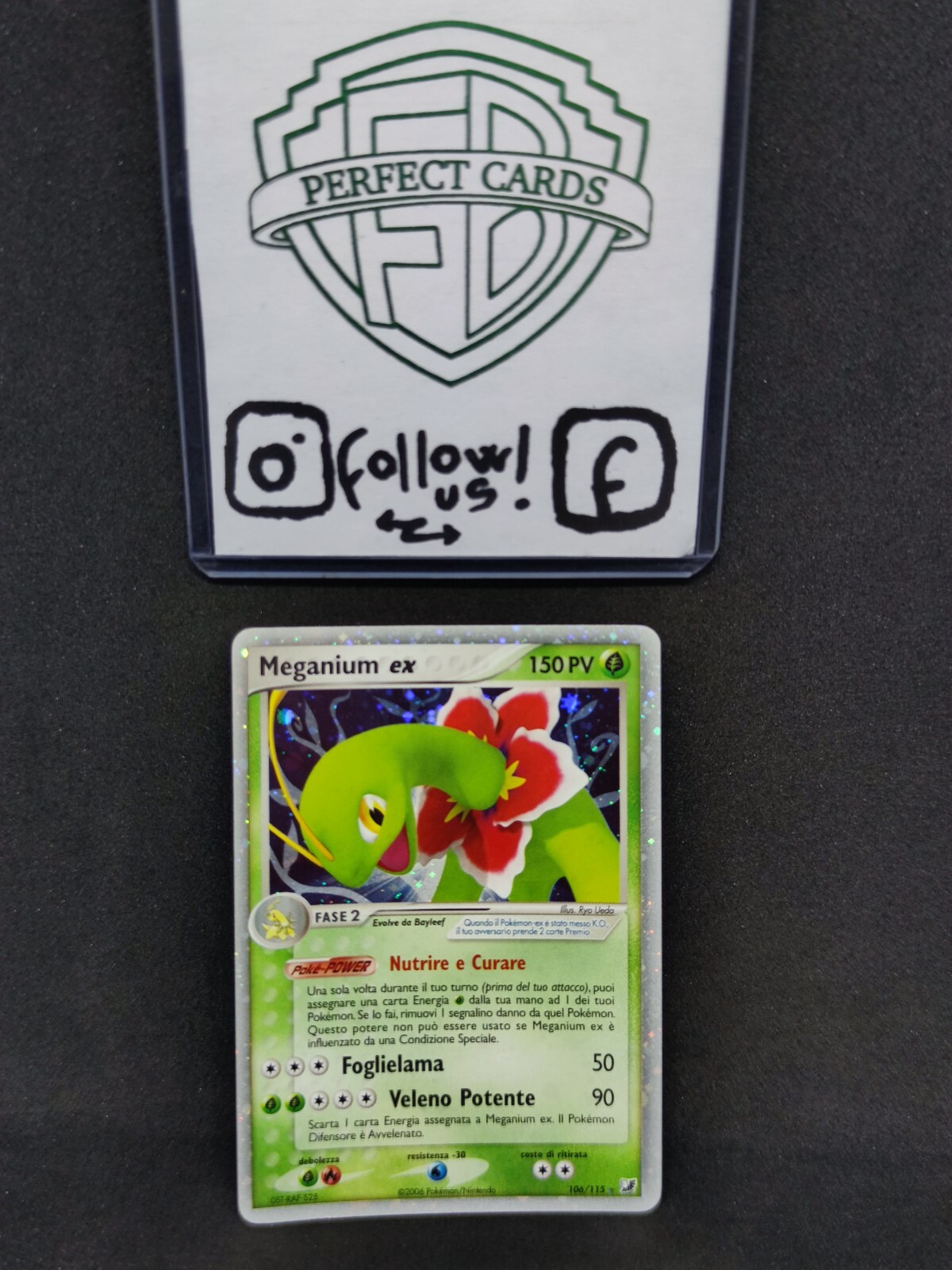 POKÉMON EX SECRET FORCES MEGANIUM EX 106/115 NM- ITA POKÉMON EX SECRET FORCES MEGANIUM EX 106/115 NM- ITA