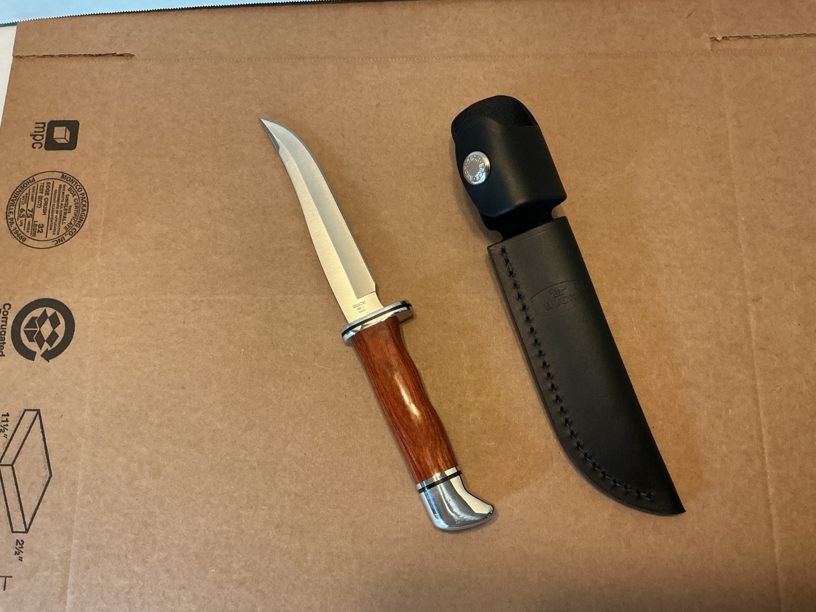 Buck 105 Pathfinder discontinued limited run, D2 steel, no box Buck 105 Pathfinder discontinued limited run, D2 steel, no box