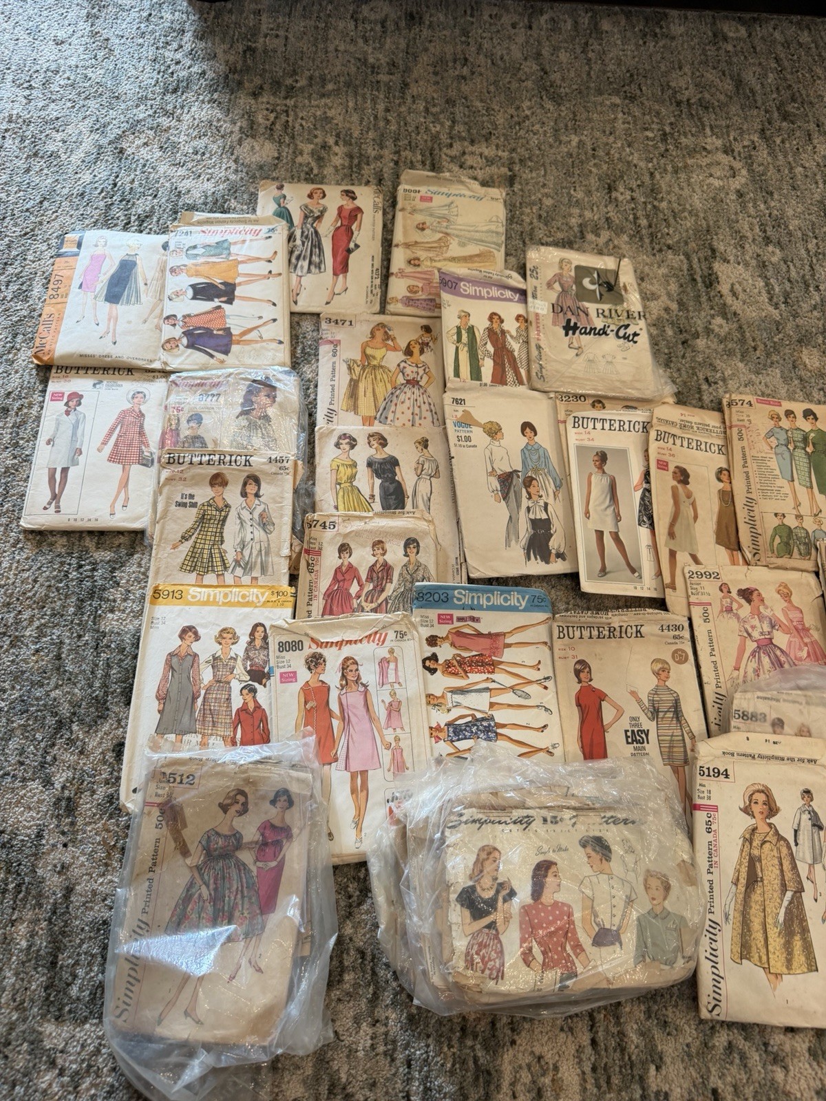 Lot Vintage Sewing Patterns 1950s 60s 70s Lot Vintage Sewing Patterns 1950s 60s 70s