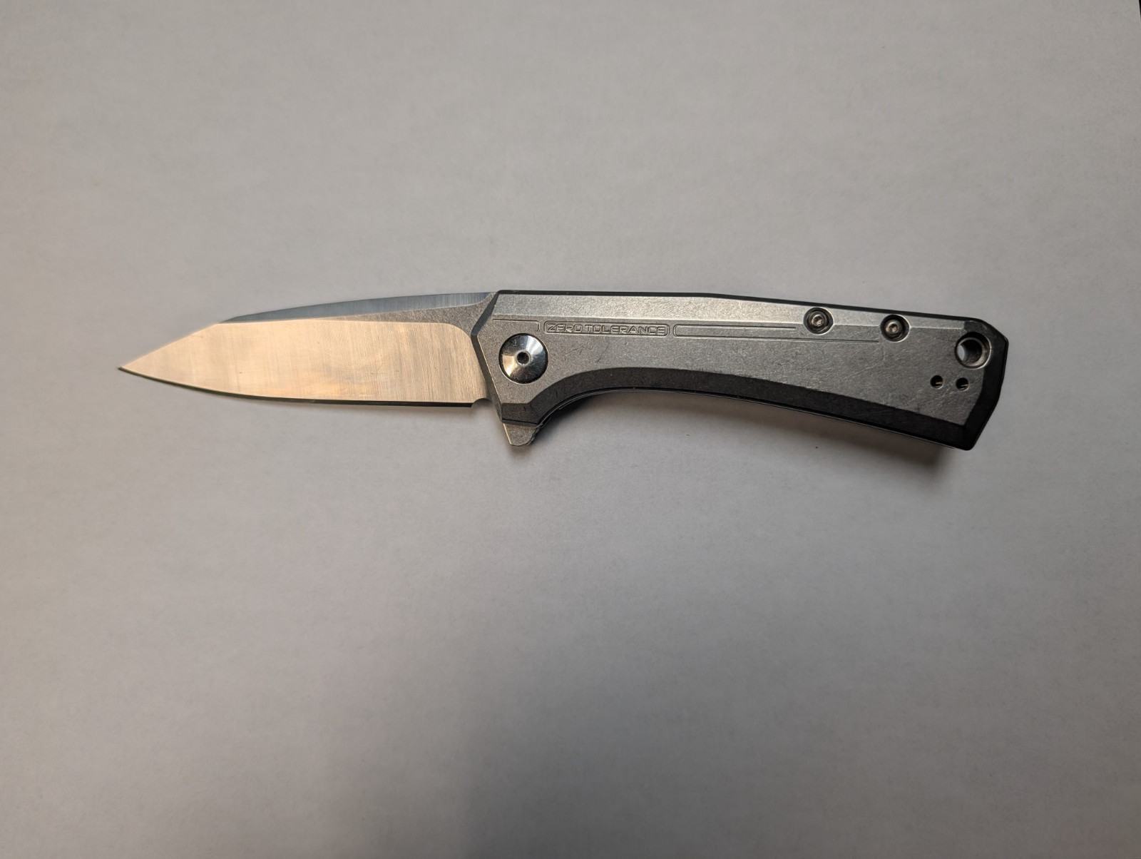 ZT Zero Tolerance Knives 0808 Rexford S35VN Serial 2620 Titanium Handle ZT Zero Tolerance Knives 0808 Rexford S35VN Serial 2620 Titanium Handle