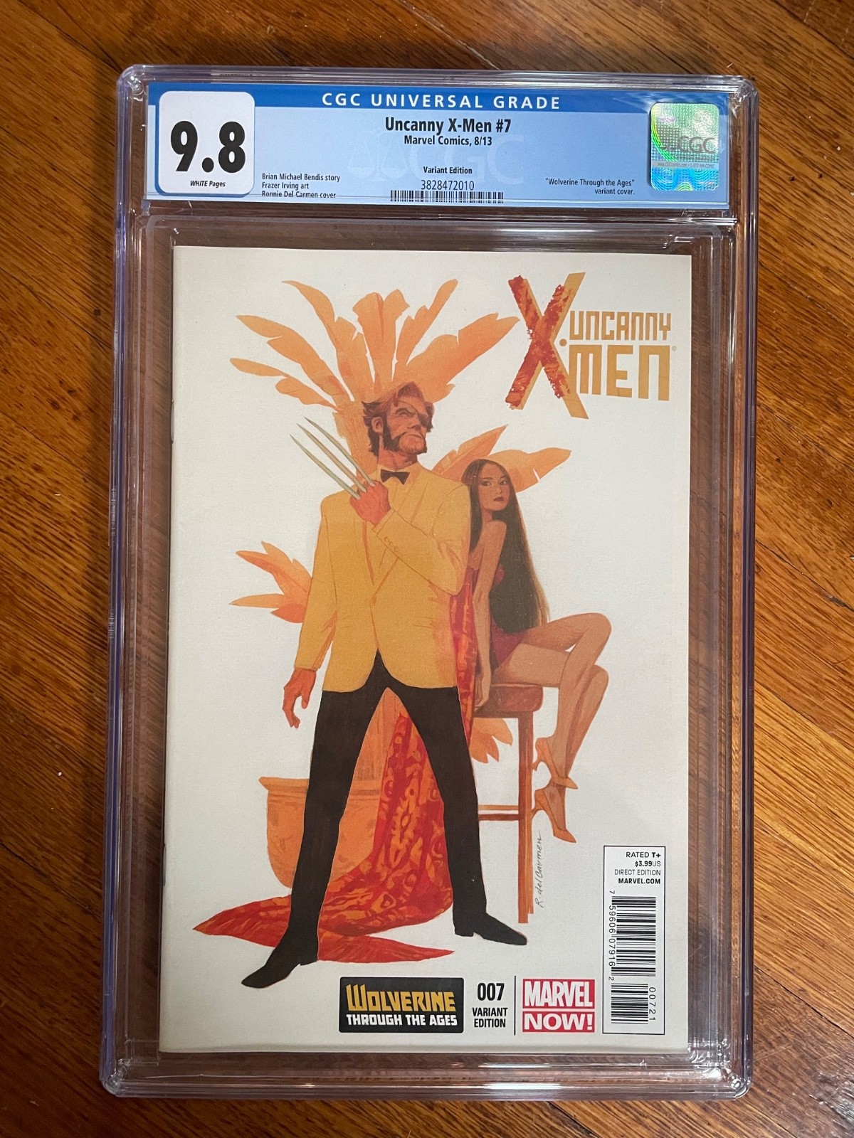Uncanny X-Men #7 CGC 9.8 - Wolverine Through the Ages variant (Marvel, 2013) Uncanny X-Men #7 CGC 9.8 - Wolverine Through the Ages variant (Marvel, 2013)