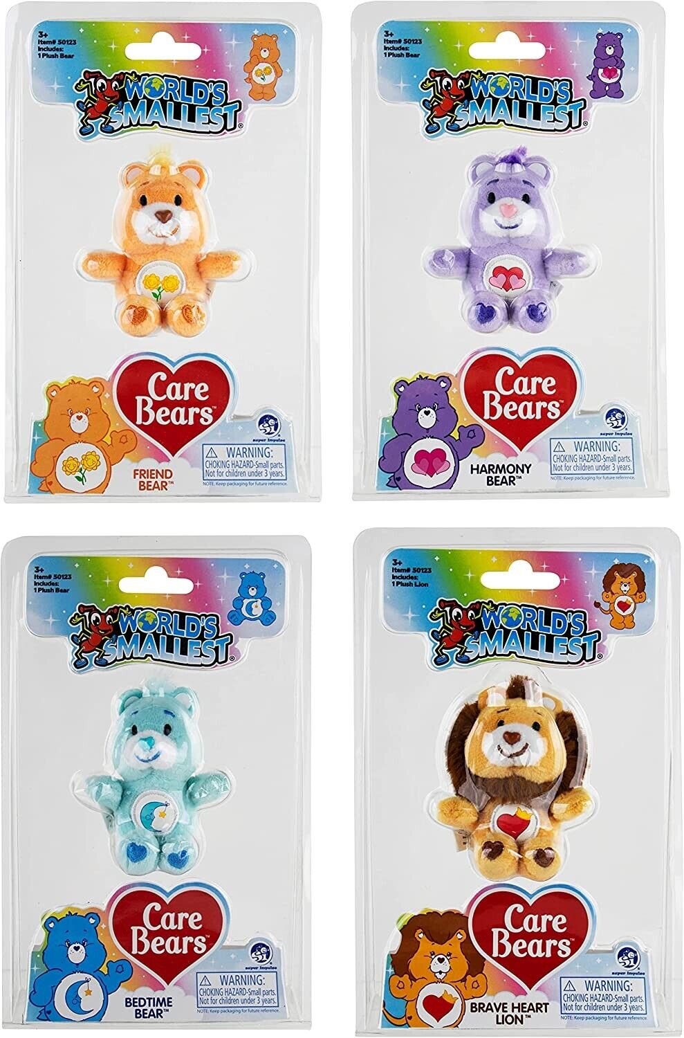 World’s Smallest Care Bears Series 3 (4 Pack)