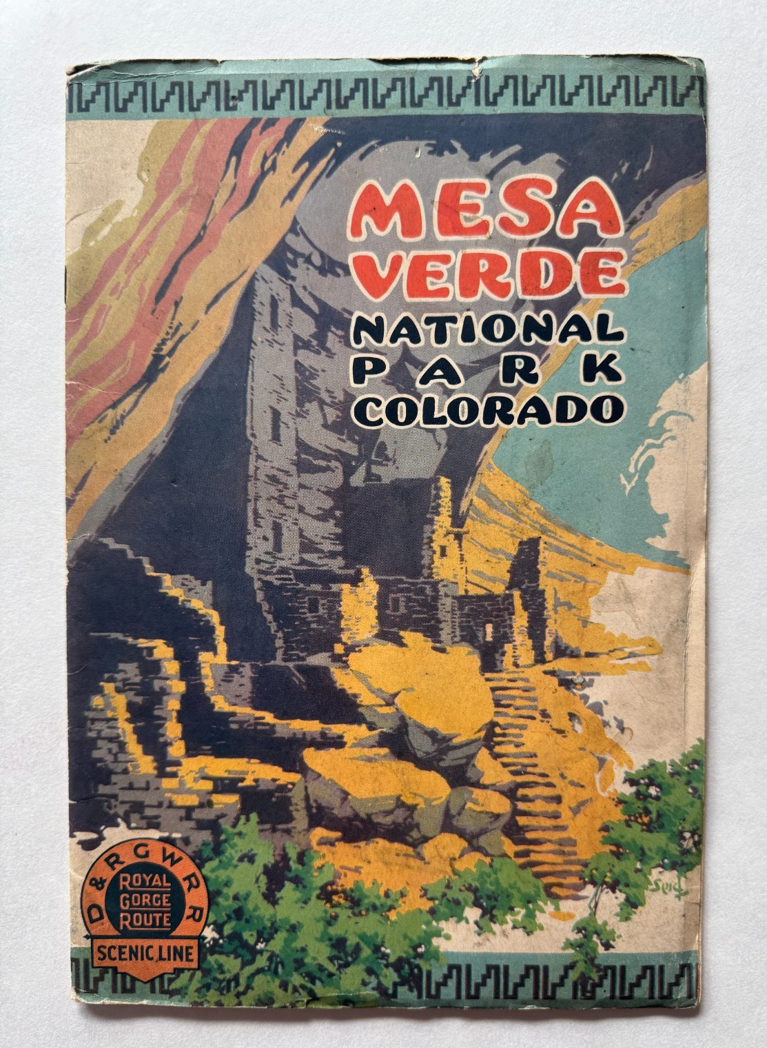 Vintage ca 1940s D&RGW Railroad Booklet Mesa Verde National Park Joseph E Smith Vintage ca 1940s D&RGW Railroad Booklet Mesa Verde National Park Joseph E Smith