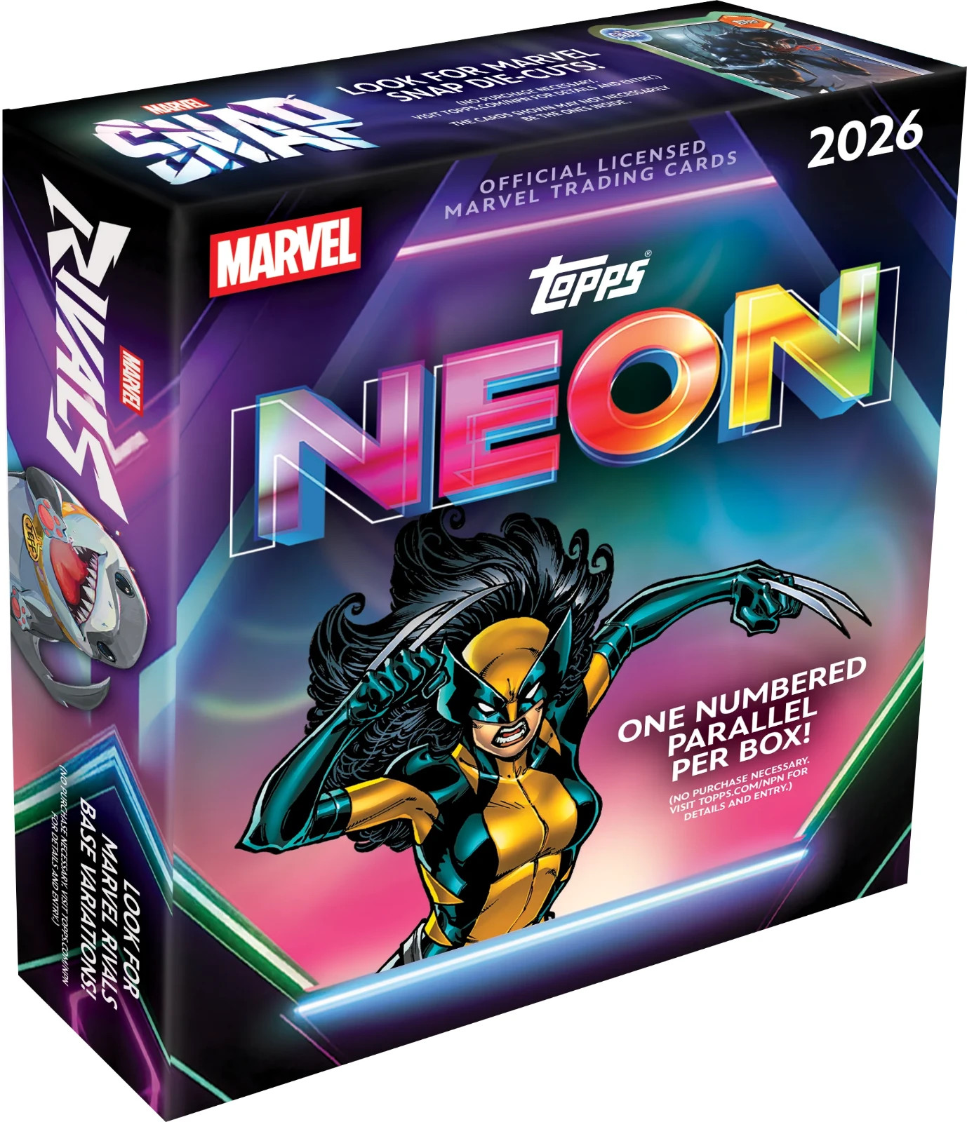 2026 Topps Neon Marvel Mega Box Brand New PreSale QTY 2026 Topps Neon Marvel Mega Box Brand New PreSale QTY