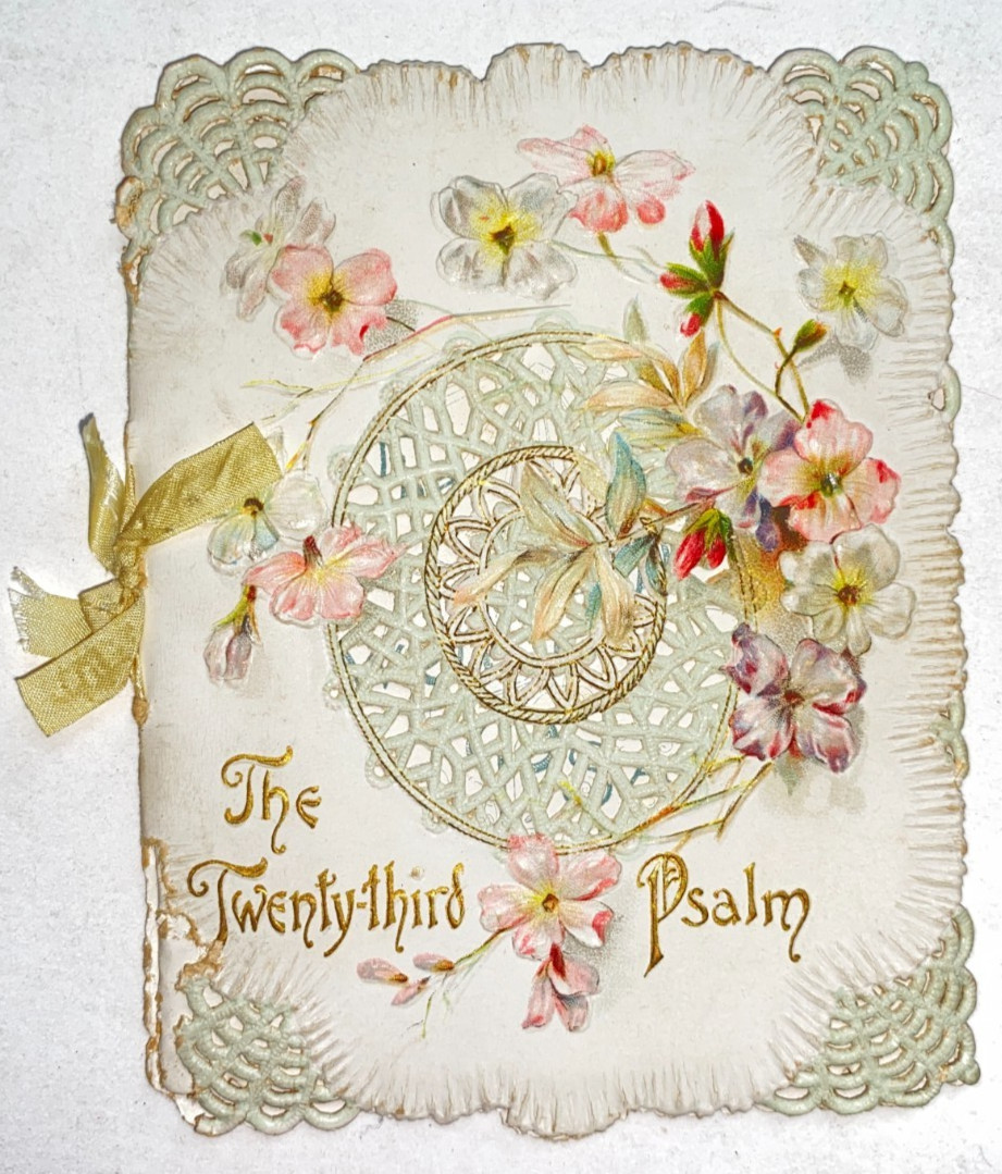 Antique "The Twenty-Third Psalm" Small Victorian Booklet