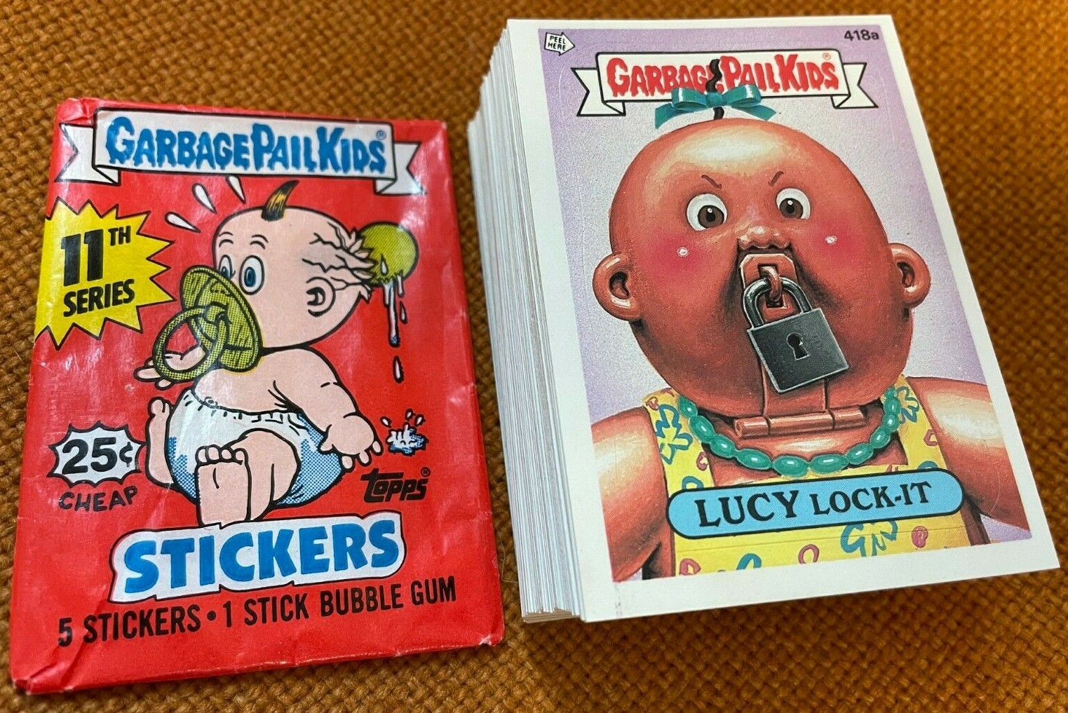 1987 Topps Garbage Pail Kids Original 11th Series 11 GPK OS11 88-Card ERROR SET 1987 Topps Garbage Pail Kids Original 11th Series 11 GPK OS11 88-Card ERROR SET