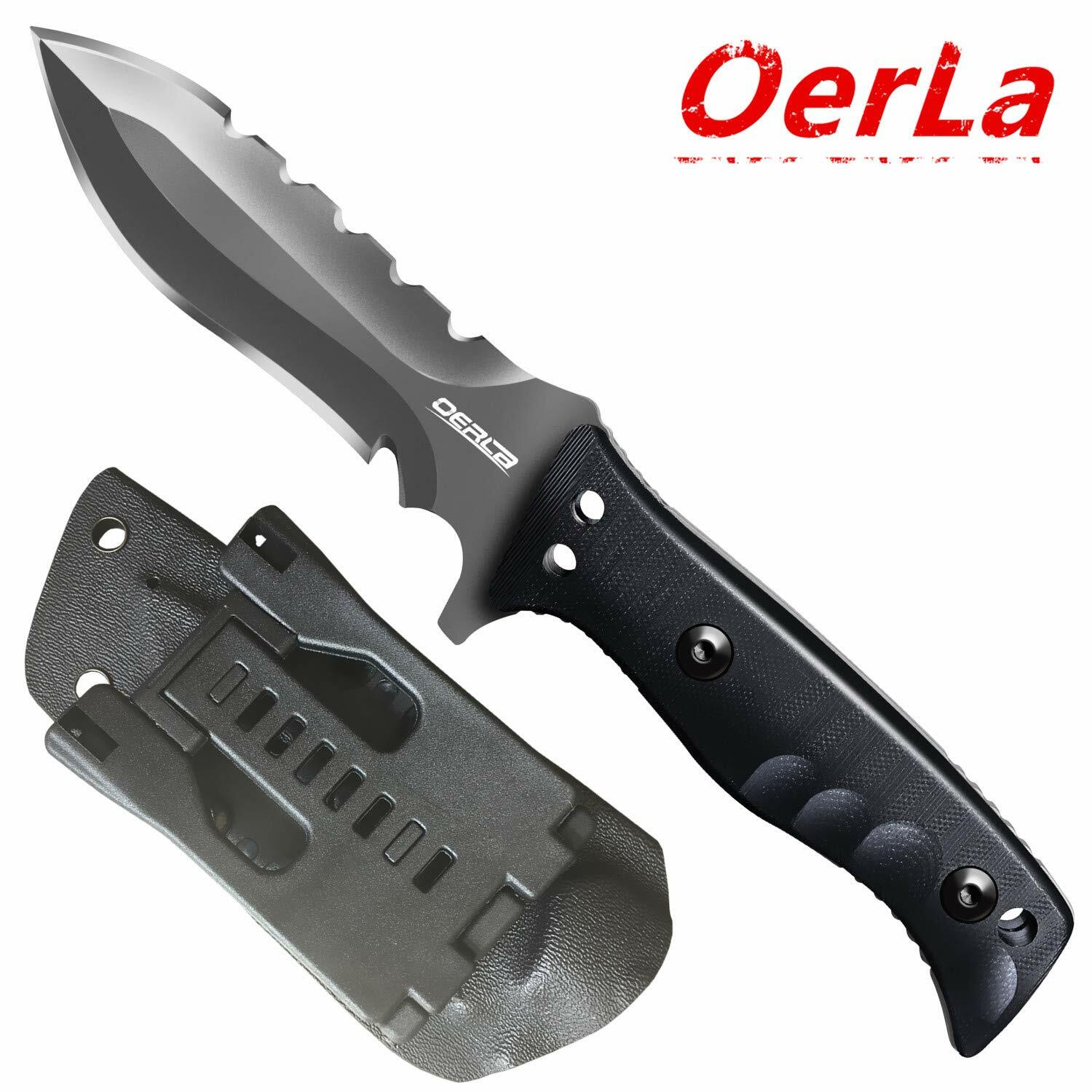 Oerla Tactical Fixed Blade Knives Outdoor Duty Field Knife Double Sided Blade Oerla Tactical Fixed Blade Knives Outdoor Duty Field Knife Double Sided Blade