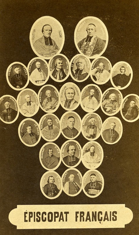 France Paris French Bishops Religion Mosaic Old CDV Photo Franck 1870 France Paris French Bishops Religion Mosaic Old CDV Photo Franck 1870