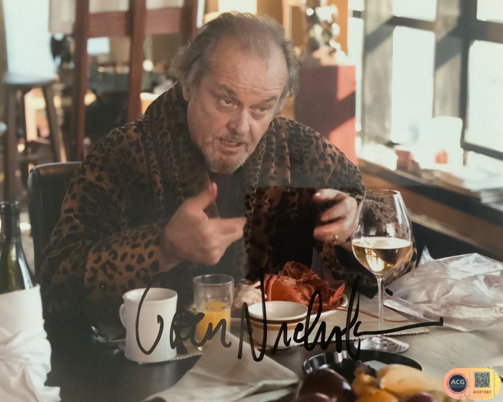 Jack Nicholson HAND SIGNED 10x8 photo RACC Trusted Seller ACG Cert RARE COA Jack Nicholson HAND SIGNED 10x8 photo RACC Trusted Seller ACG Cert RARE COA