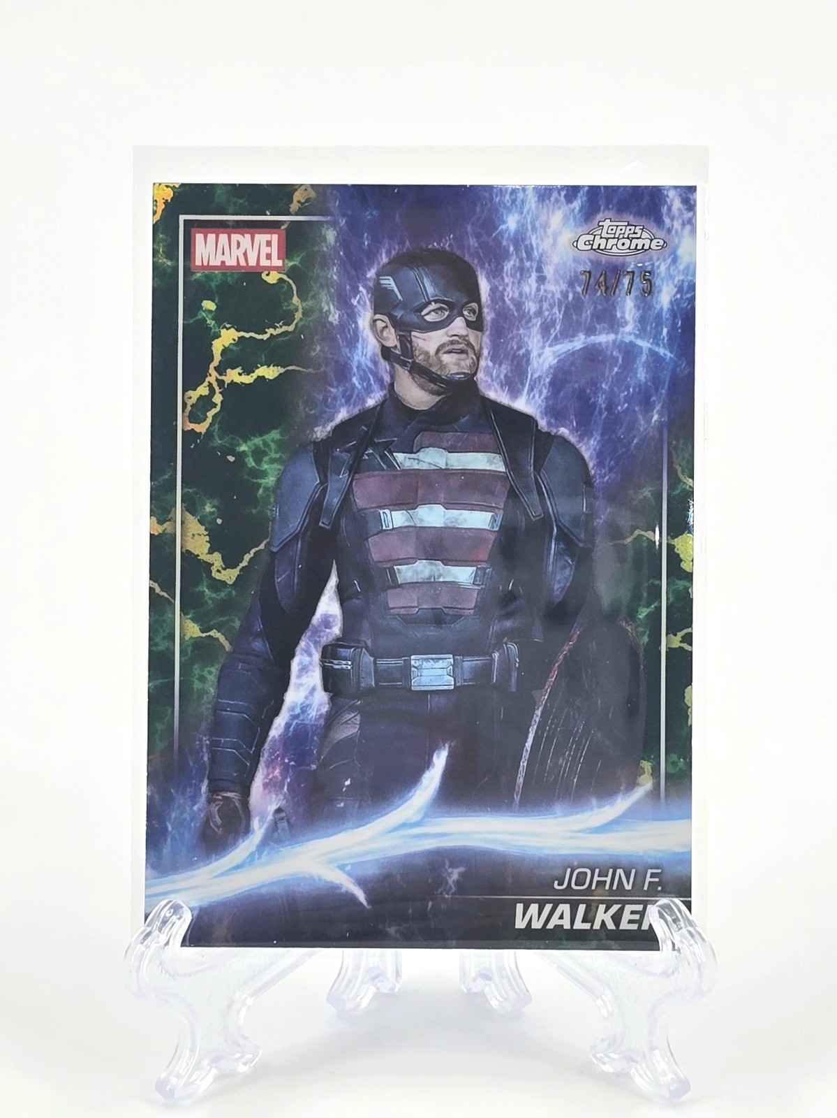 2025 Topps Chrome Marvel Studios John F. Walker #184 Loki Refractor 74/75 2025 Topps Chrome Marvel Studios John F. Walker #184 Loki Refractor 74/75